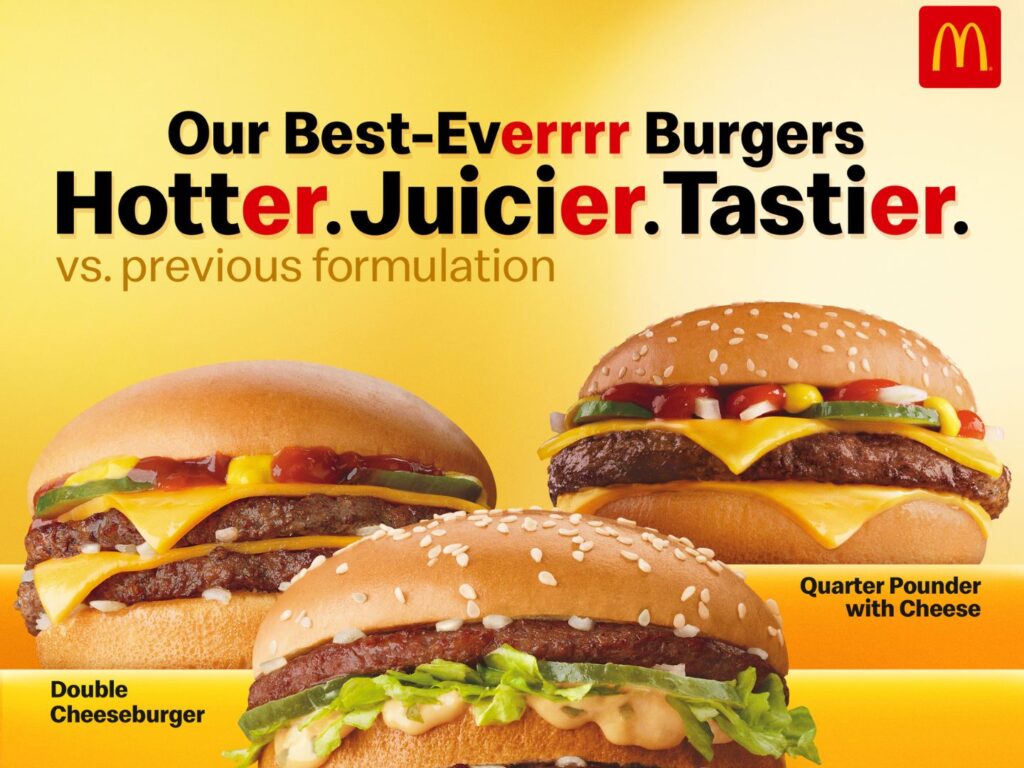 McDonalds Burgers Upgrade: Juicier, Better Taste Soon!